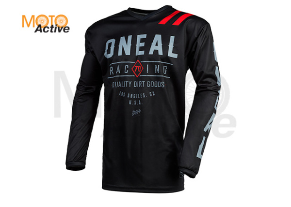 Джерси O'NEAL Element Dirt, черно-серая